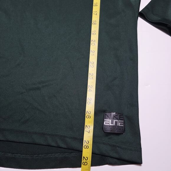 Nike Elite Michigan State Spartans Green Men's Dri Fit Long Sleeve T Shirt Small - Picture 6 of 6